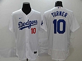 Dodgers 10 Justin Turner White 2020 Nike Flexbase Jersey,baseball caps,new era cap wholesale,wholesale hats